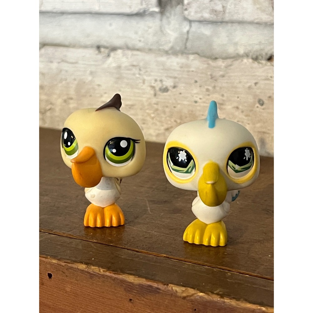 Littlest Pet‎ Shop LPS Pair of Pelican Birds #797 #1350